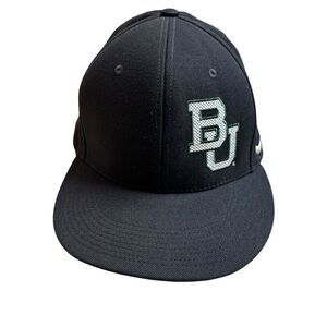 Nike Baylor Bears Fitted Cap Black L/XL Unisex Embroidered‎ Logos